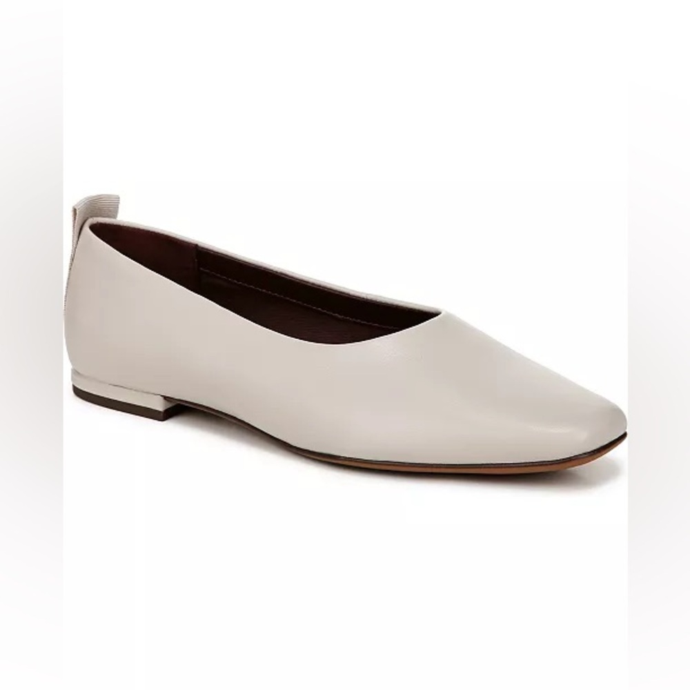 Franco Sarto Vana Snip Toe Chalk White Ballet Flat Sz 9.5 BNWB